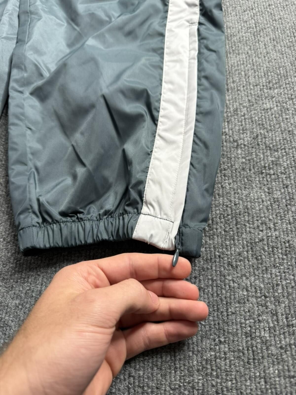 Adidas Vintage 90s Adidas Baggy Jogger Trackpants Gray White 2XL Size US 40 / EU 56 - 7 Thumbnail