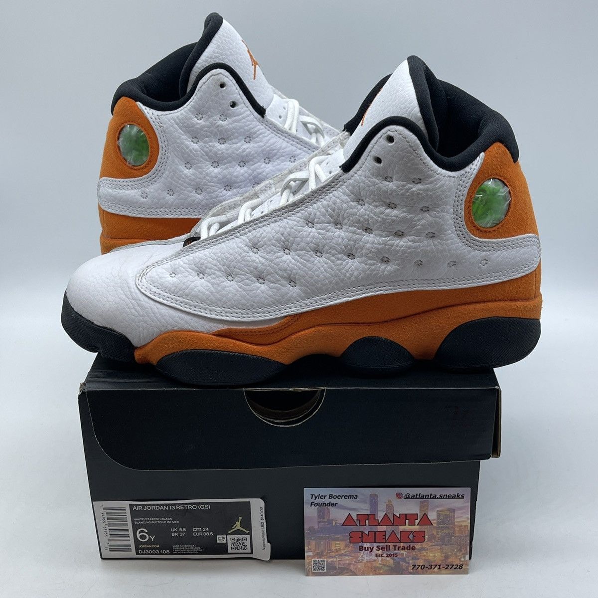 Jordan Brand Air Jordan 13 starfish Size US 6 / EU 39 - 1 Thumbnail