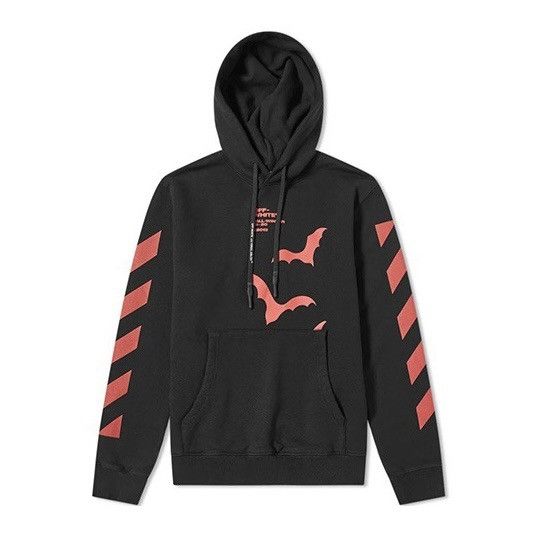 Off-White OFF-WHITE Diagonal Sleeve Bats Slim Fit Hoodie Size US XS / EU 42 / 0 - 1 Thumbnail
