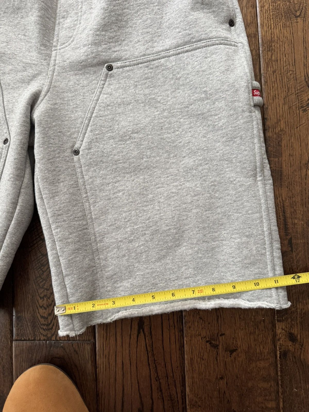 Supreme Supreme Double Knee Painter Sweatshorts Grey Size US 30 / EU 46 - 5 Thumbnail