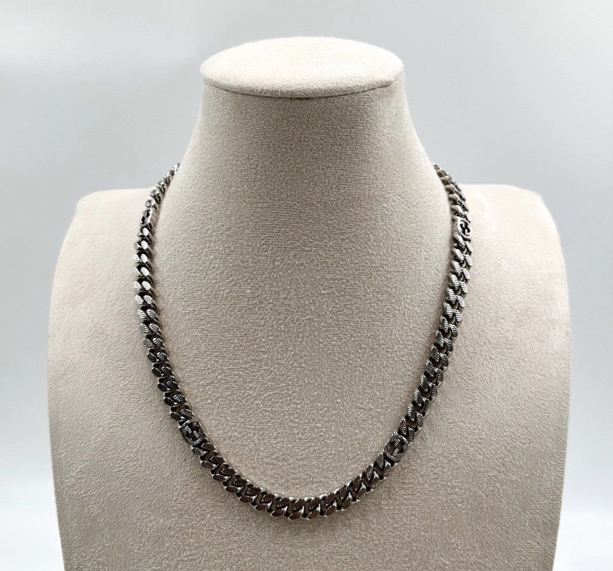Gucci Gucci/Interlocking Double G Silver Necklace K12 Size ONE SIZE - 1 Thumbnail
