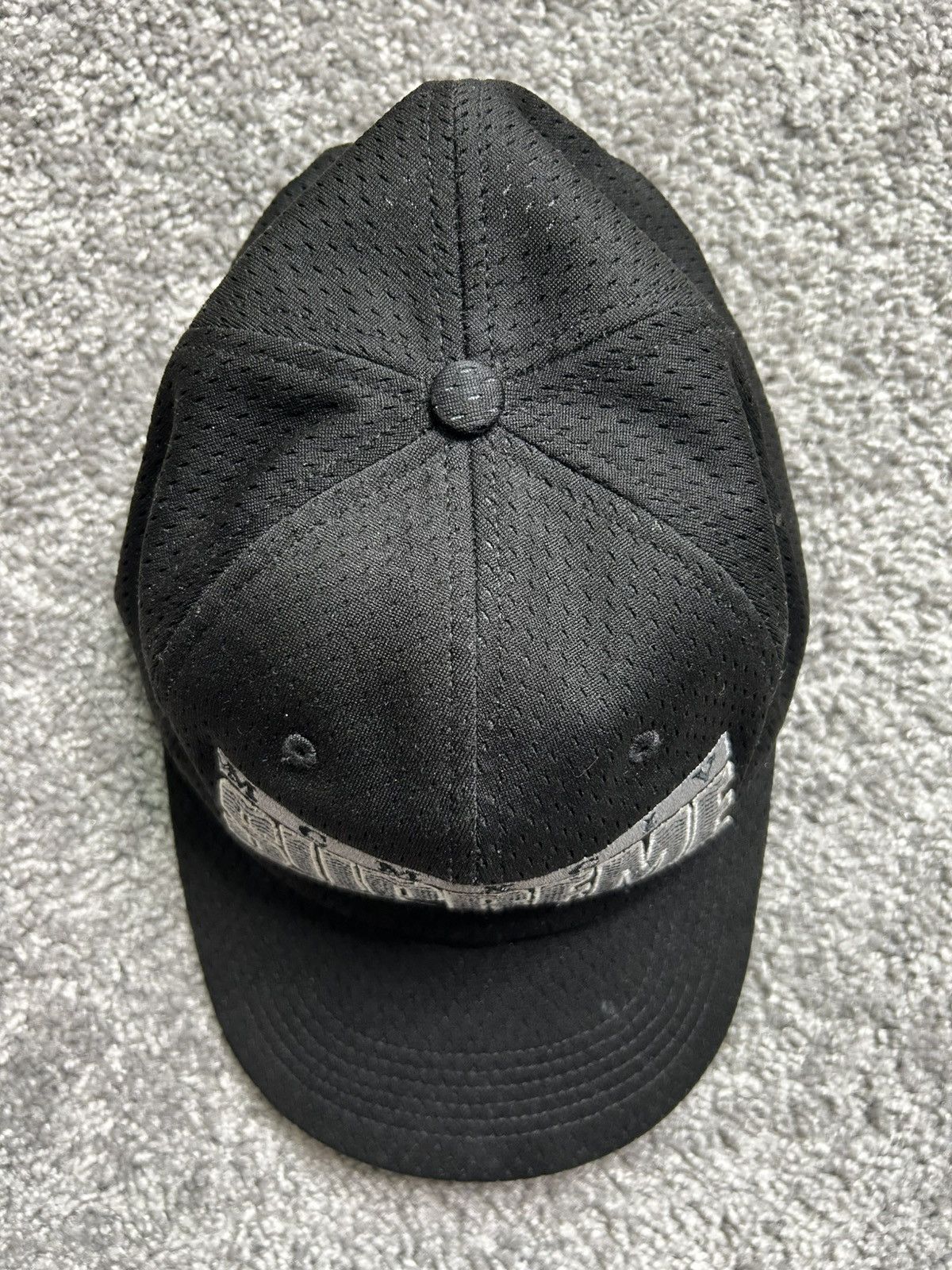 Other Supreme Zig Zag 6-Panel Hat Black SS18 Made in USA Size ONE SIZE - 5 Thumbnail