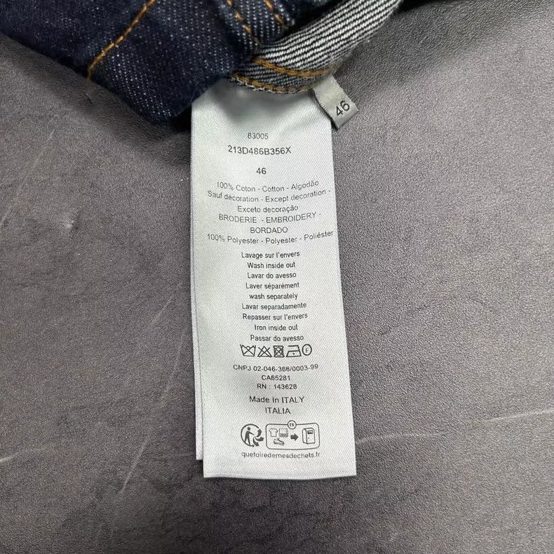 Dior Dior 1947 Embroidered Denim Zip Jacket-2505 Size US M / EU 48-50 / 2 - 7 Thumbnail