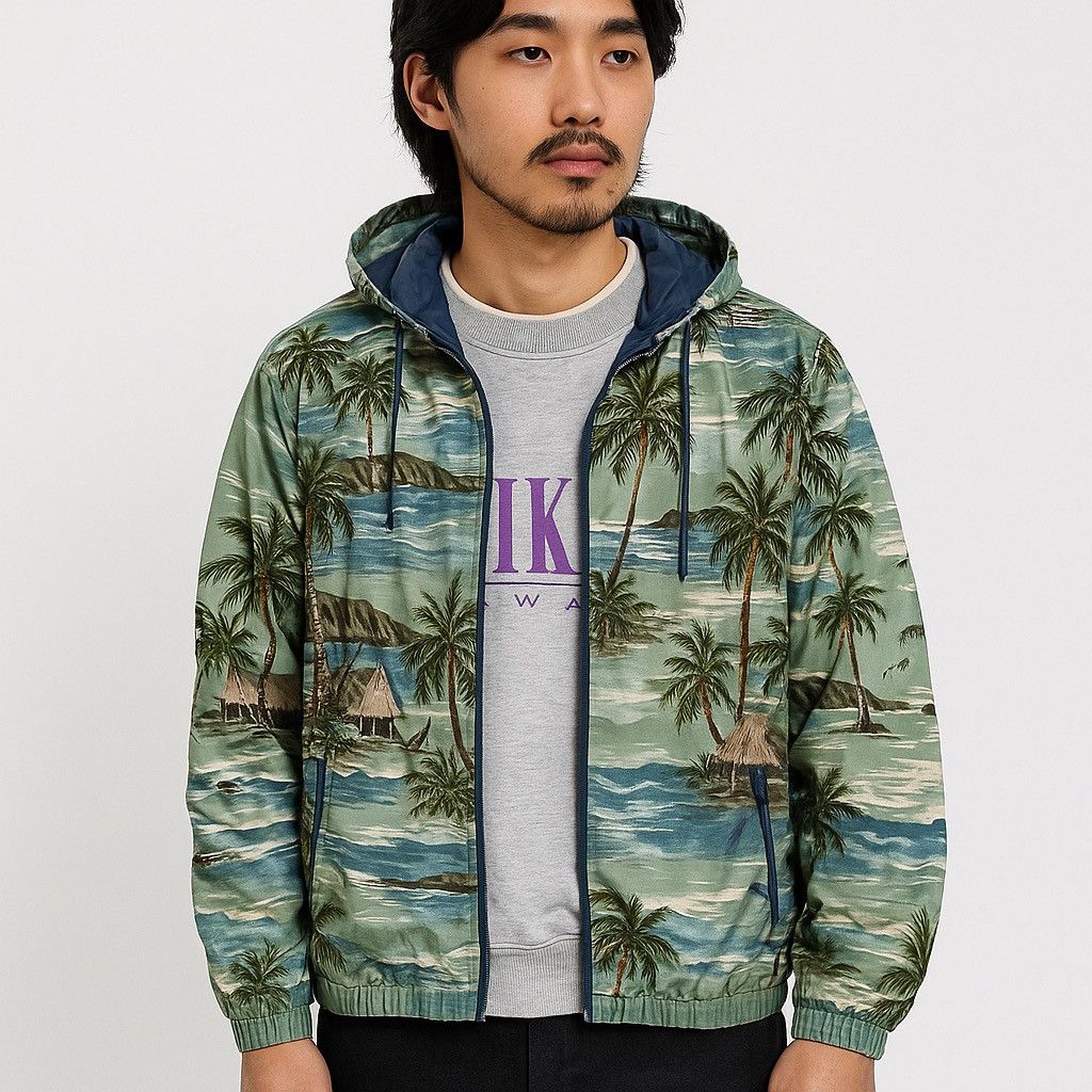 Japanese Brand Gianni Lupo Surplus Hawaiian Jacket Size US M / EU 48-50 / 2 - 1 Thumbnail