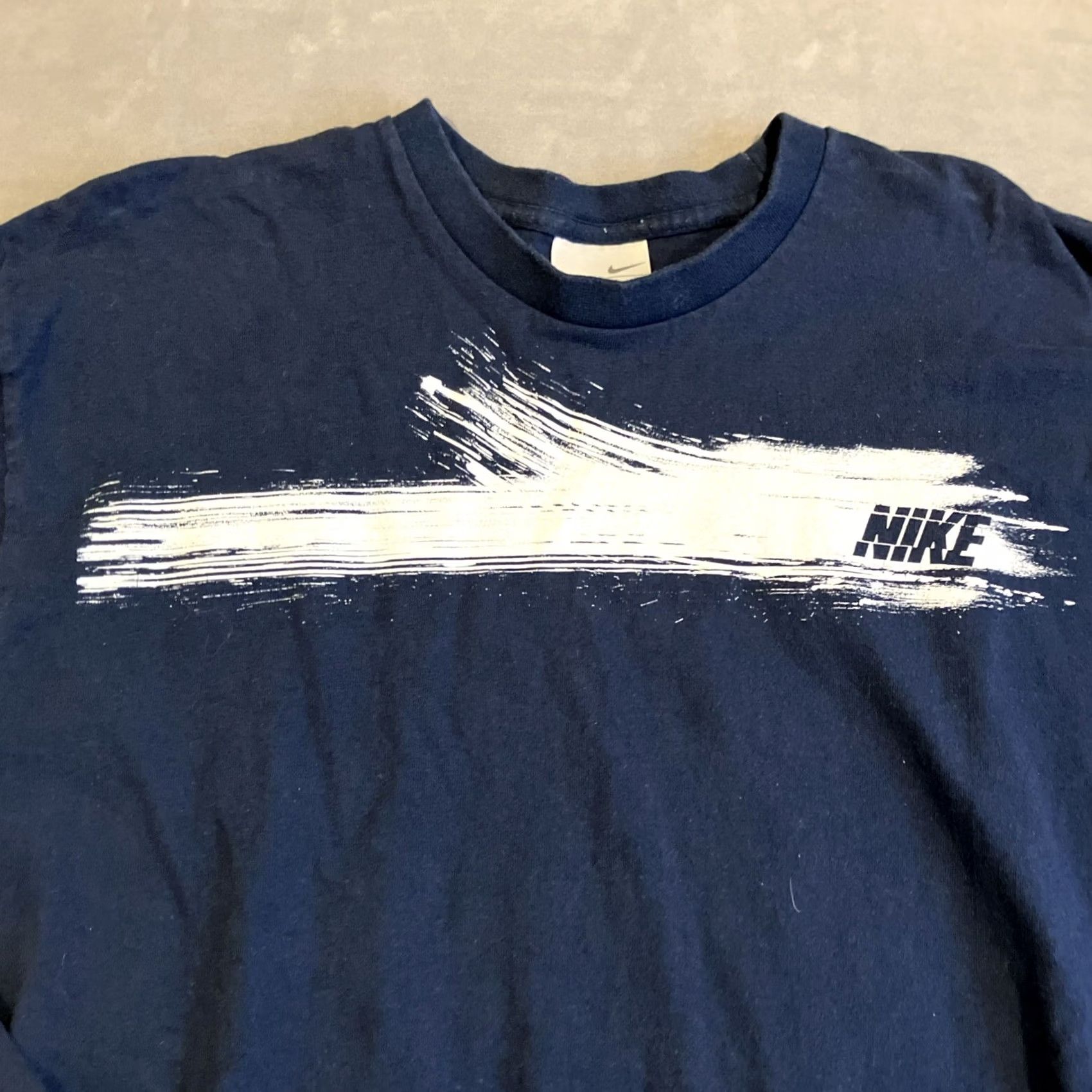 Nike Nike Gray Label Long Sleeve T Shirt Paint Brush Graphic Large Mens L Gray Shirt Size US L / EU 52-54 / 3 - 3 Thumbnail
