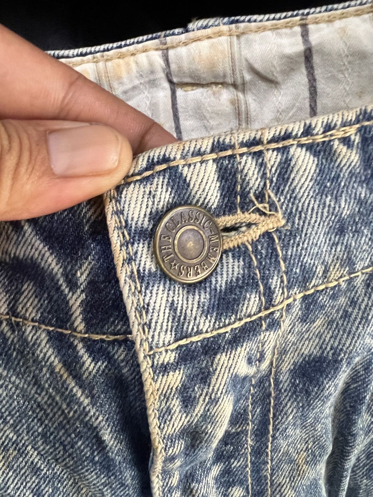 Japanese Brand 🔥Japanese Brand Acid Wash Distressed Denim Size US 27 - 10 Thumbnail