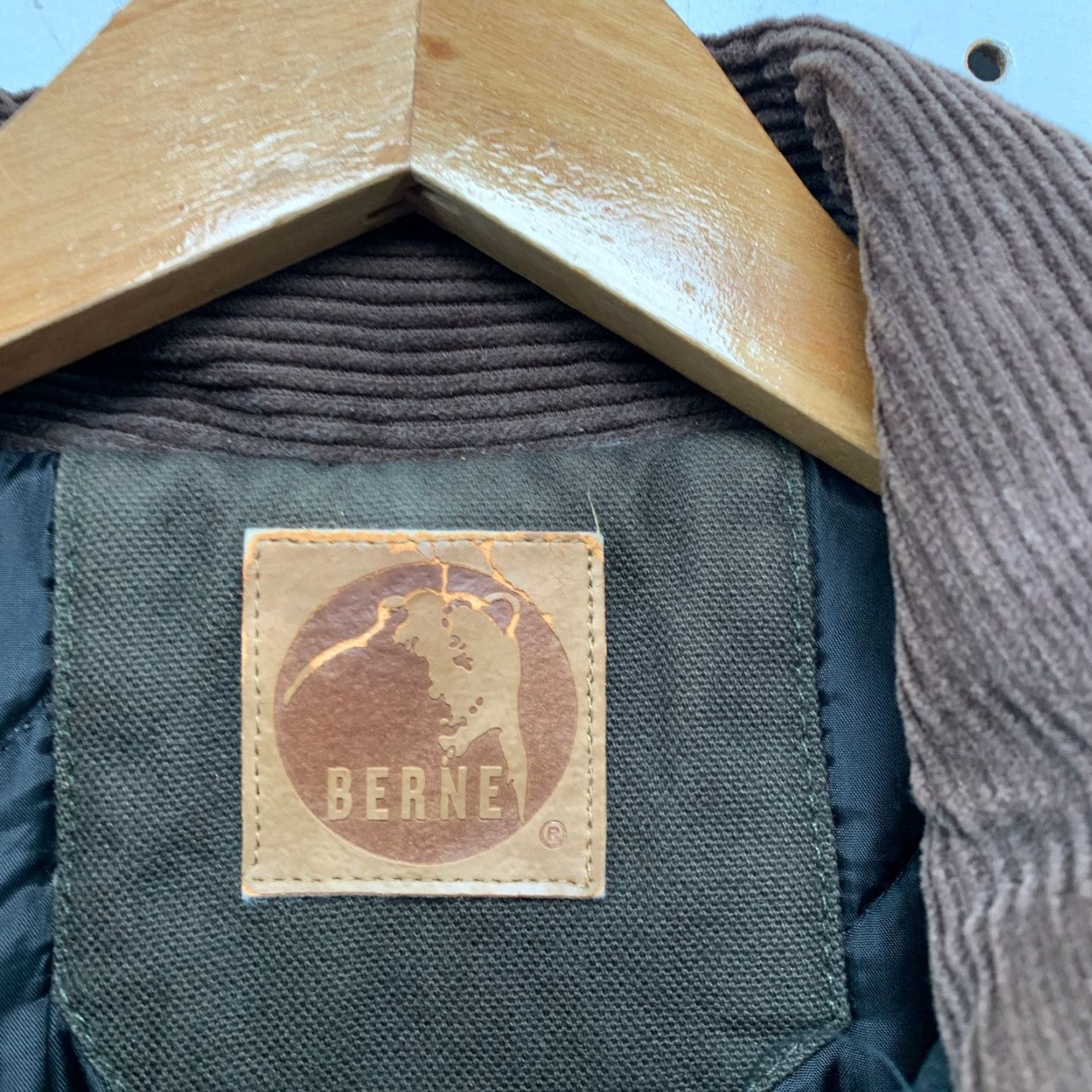 Vintage Berne Jacket Mens Large Brown Workwear Insulated Heavyweight Canvas Chore Coat Size US L / EU 52-54 / 3 - 3 Thumbnail