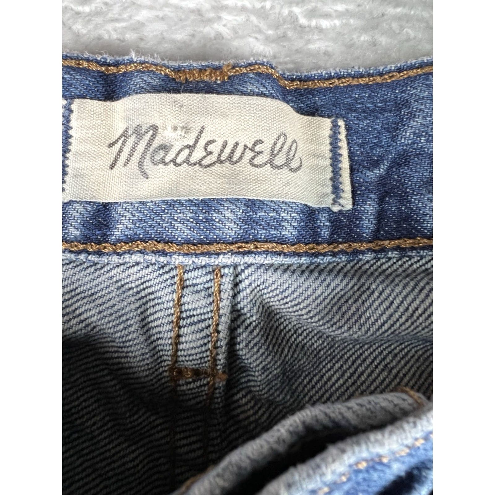 Madewell Madewell Jeans Womens 26 Blue Superwide Leg Medium Wash Grunge Skater READ Size 27" / US 4 / IT 40 - 3 Thumbnail