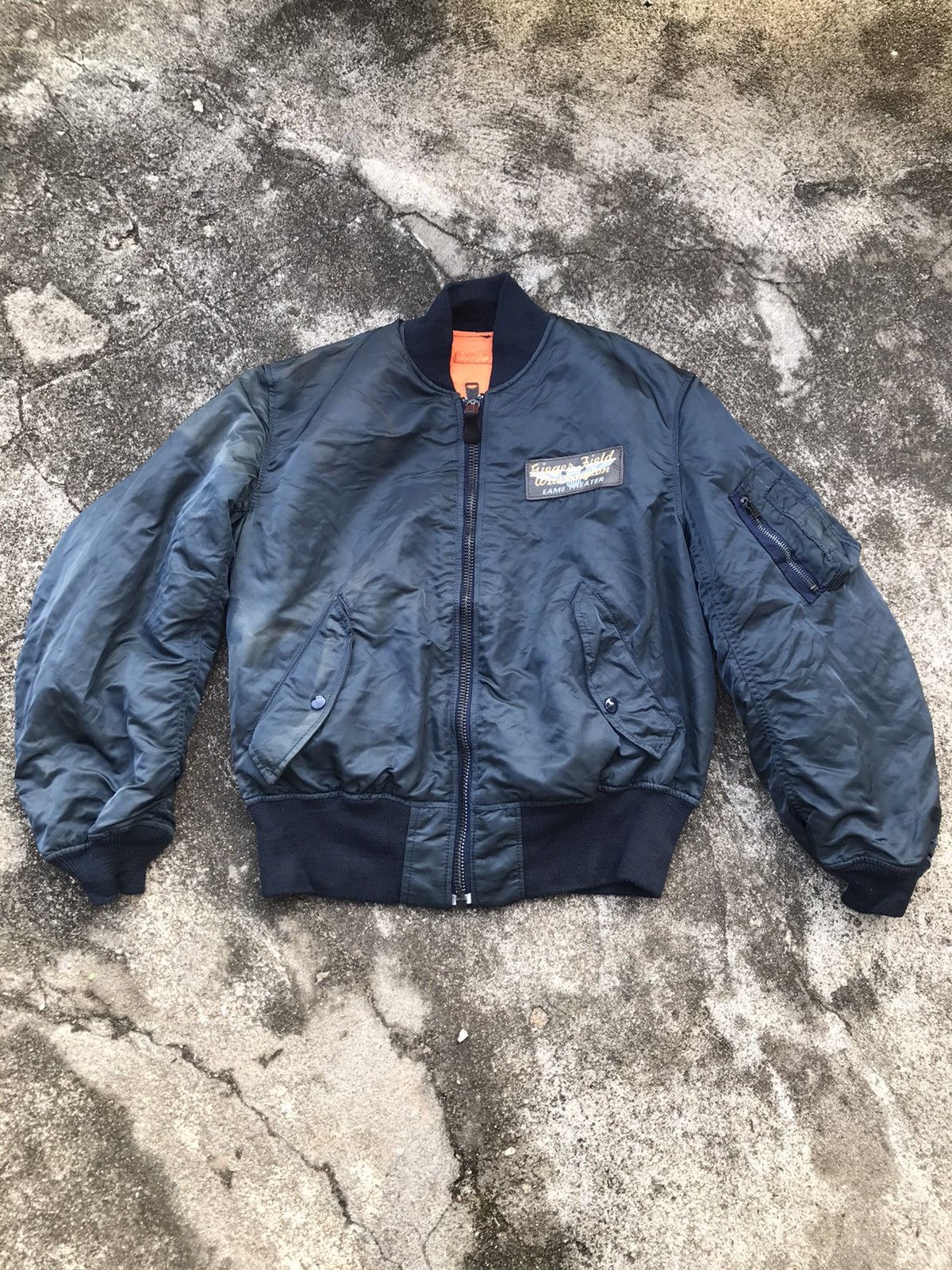 希少 80s AVIREX reversible MA-1 Jacket Vintage 90s Avirex Top Gun MA-1 Flight Flyers Bomber Jacket