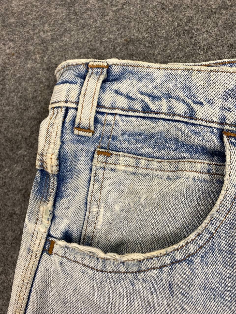 Levi's vintage levis 656 big e light wash distressed denim Size US 33 - 12 Thumbnail