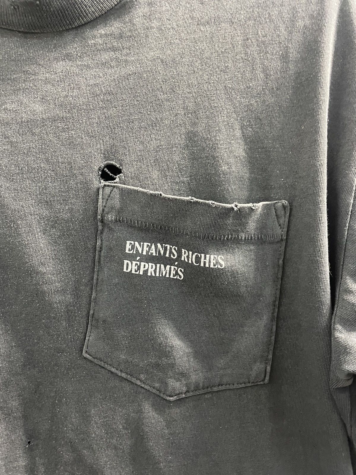 Enfants Riches Deprimes Thrashed Logo Pocket Tee Size US S / EU 44-46 / 1 - 5 Thumbnail