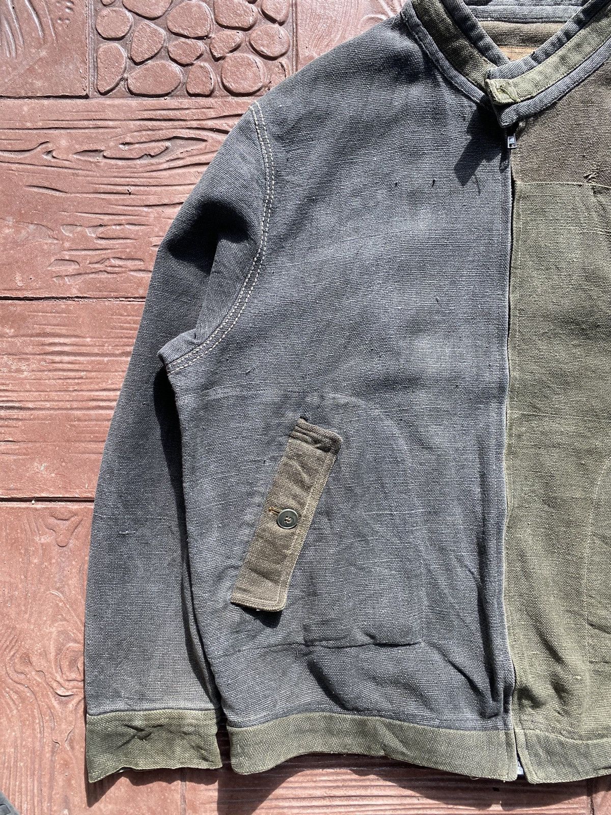 atmos 🔥Rare ATMOSPHERE Denim Reconstructed Jacket Like Kapital Size US XL / EU 56 / 4 - 4 Thumbnail