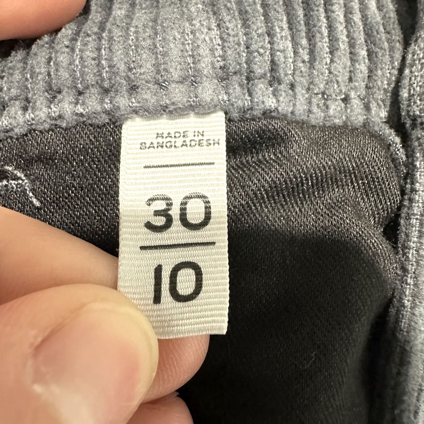 Loft Loft Pants Womens 30/10 Gray Wide Whale Corduroy Straight High Rise Casual Chino Size 32" / US 10 / IT 46 - 4 Thumbnail
