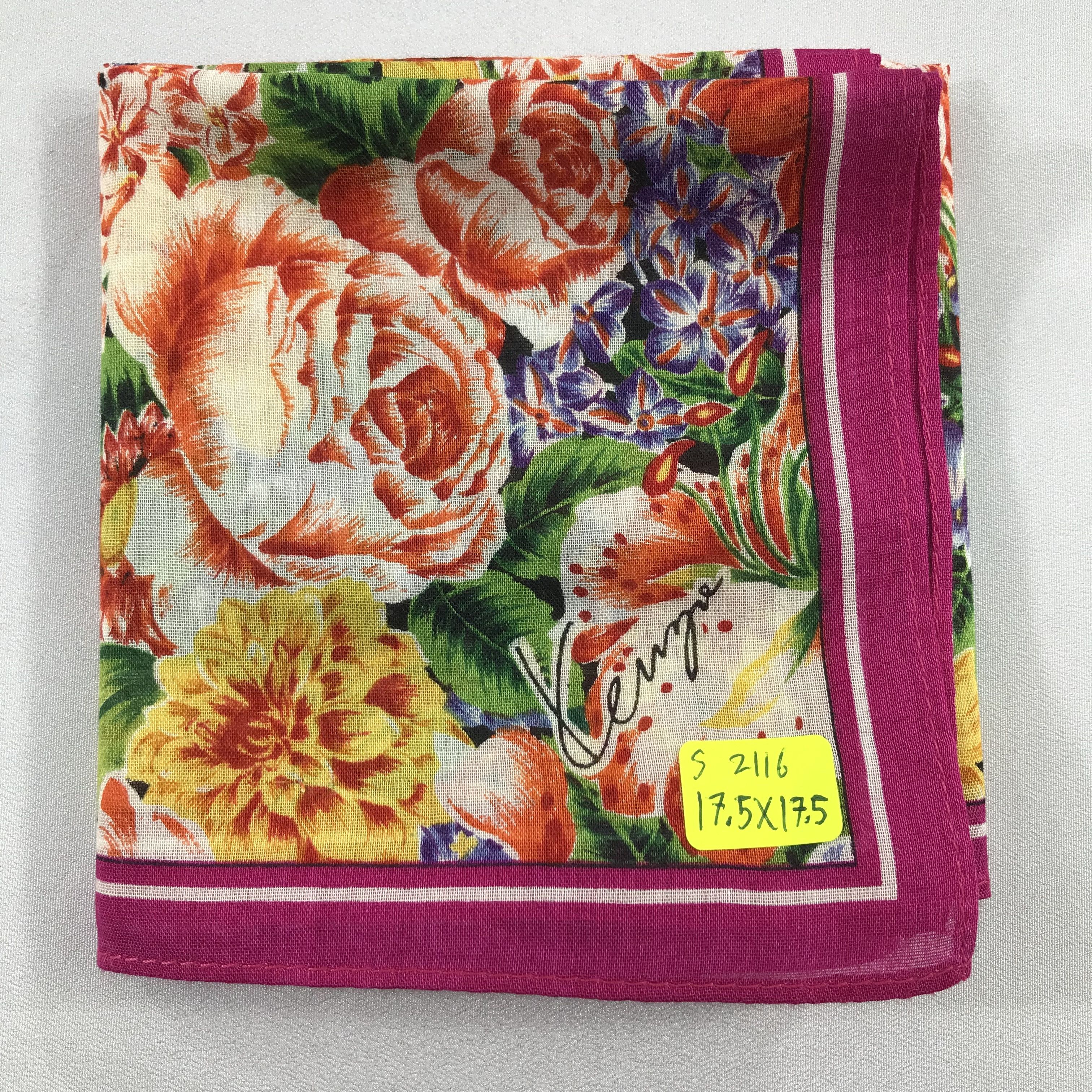 Kenzo × Vintage Kenzo Bandana / Handkerchief / Neckerchief - S2116 Size ONE SIZE - 5 Thumbnail