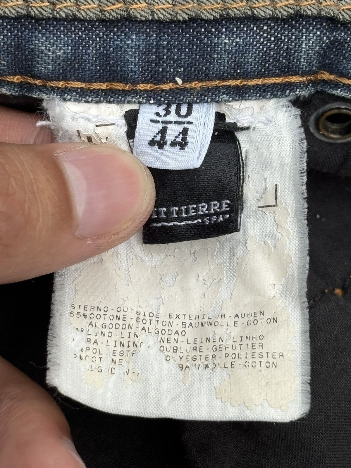 Dolce & Gabbana SS04 Cargo Denim Jeans Size US 30 / EU 46 - 9 Thumbnail