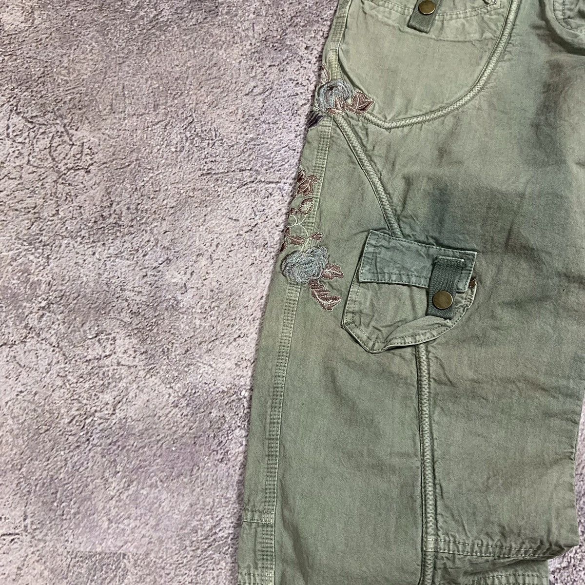 Vintage Vintage 90s Japanese Baggy Cargo Pants Flared Parachute 30 Size 30" / US 8 / IT 44 - 5 Thumbnail