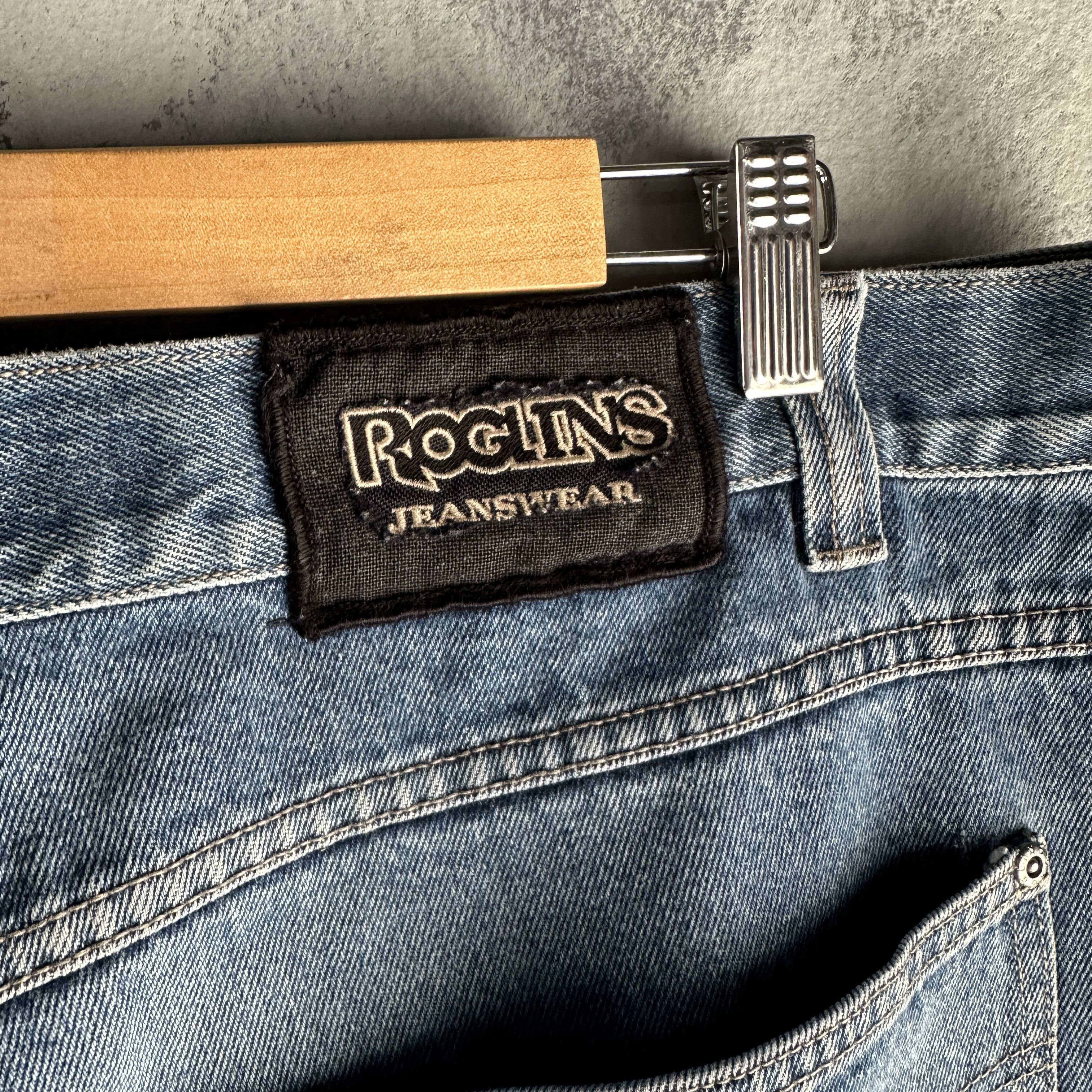 Other Vtg Y2K Super Baggy Jorts Grunge Skater Carpenter Roglins Size US 42 / EU 58 - 5 Thumbnail