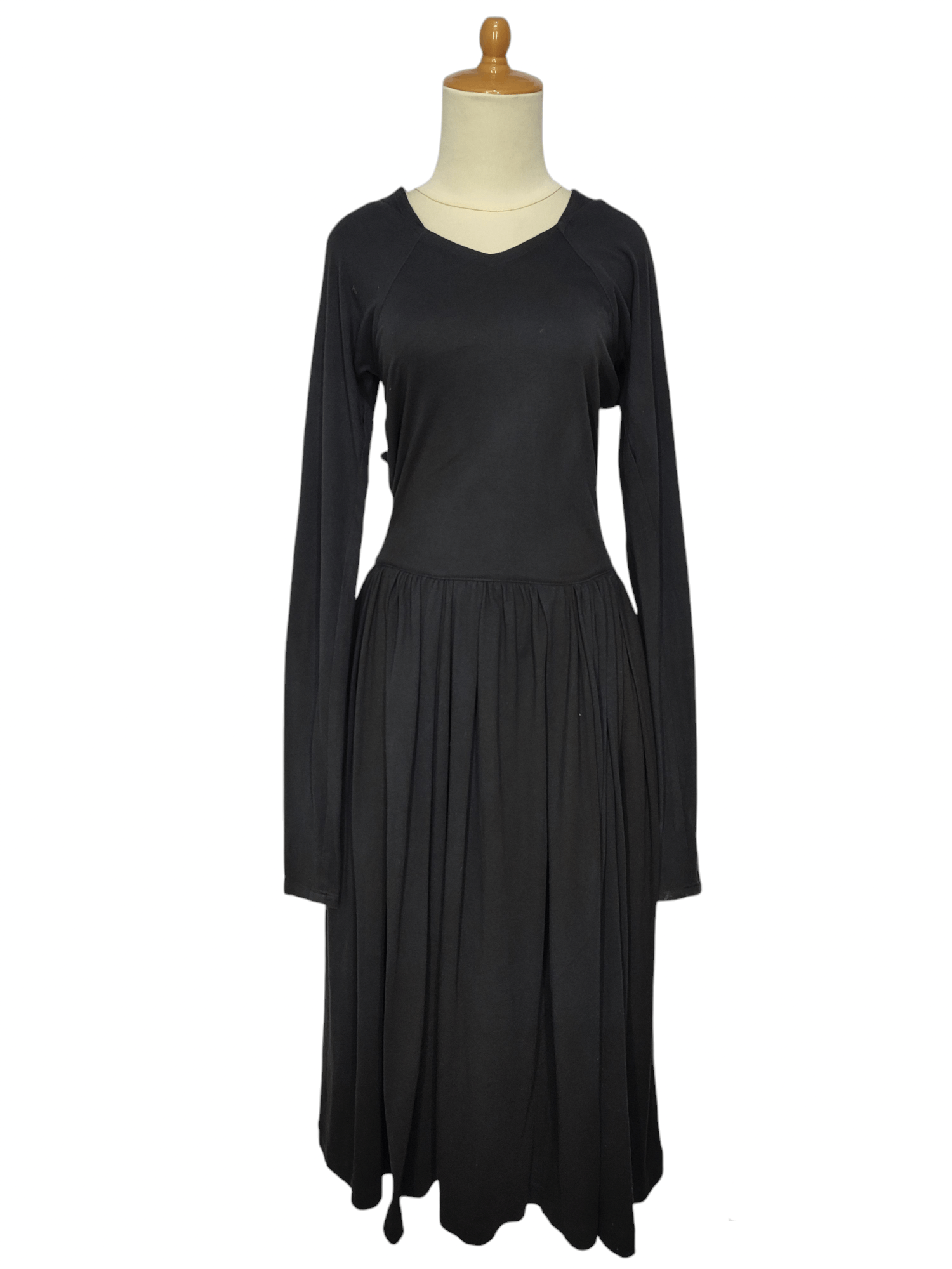 ARCHIVE📕Backless Pleated Dress Rare Openback Volume Piece