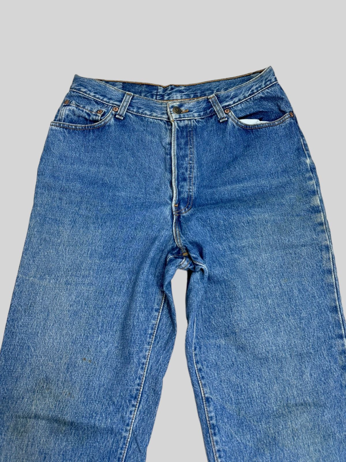 Levi's × Vintage Vintage 90s Levis 501 Button 544 Butterfly Jeans Size US 30 / EU 46 - 3 Thumbnail