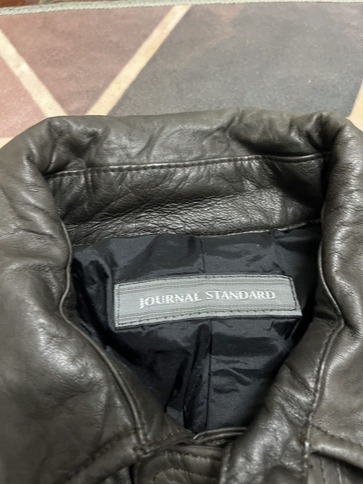 Journal Standard 💥MEGA RARE💥JOURNAL STANDARD COWSKIN MULTIPOCKETED BIKERS Size US M / EU 48-50 / 2 - 11 Thumbnail