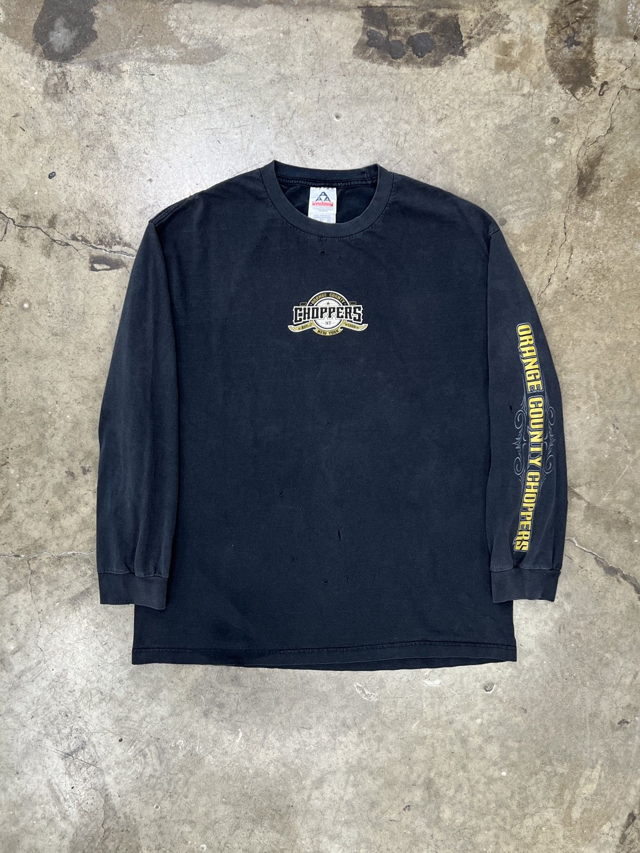 Harley Davidson Vintage 2005 Choppers Orange County Motorcycle Tee XL Size US XL / EU 56 / 4 - 5 Thumbnail
