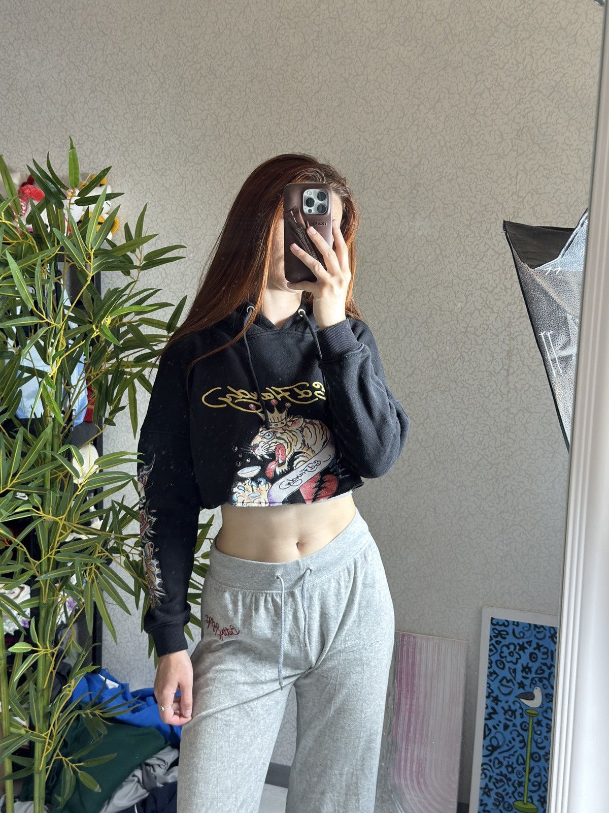 Ed Hardy ED HARDY X MISSGUIDED CROP HOODIE Size S / US 4 / IT 40 - 3 Thumbnail