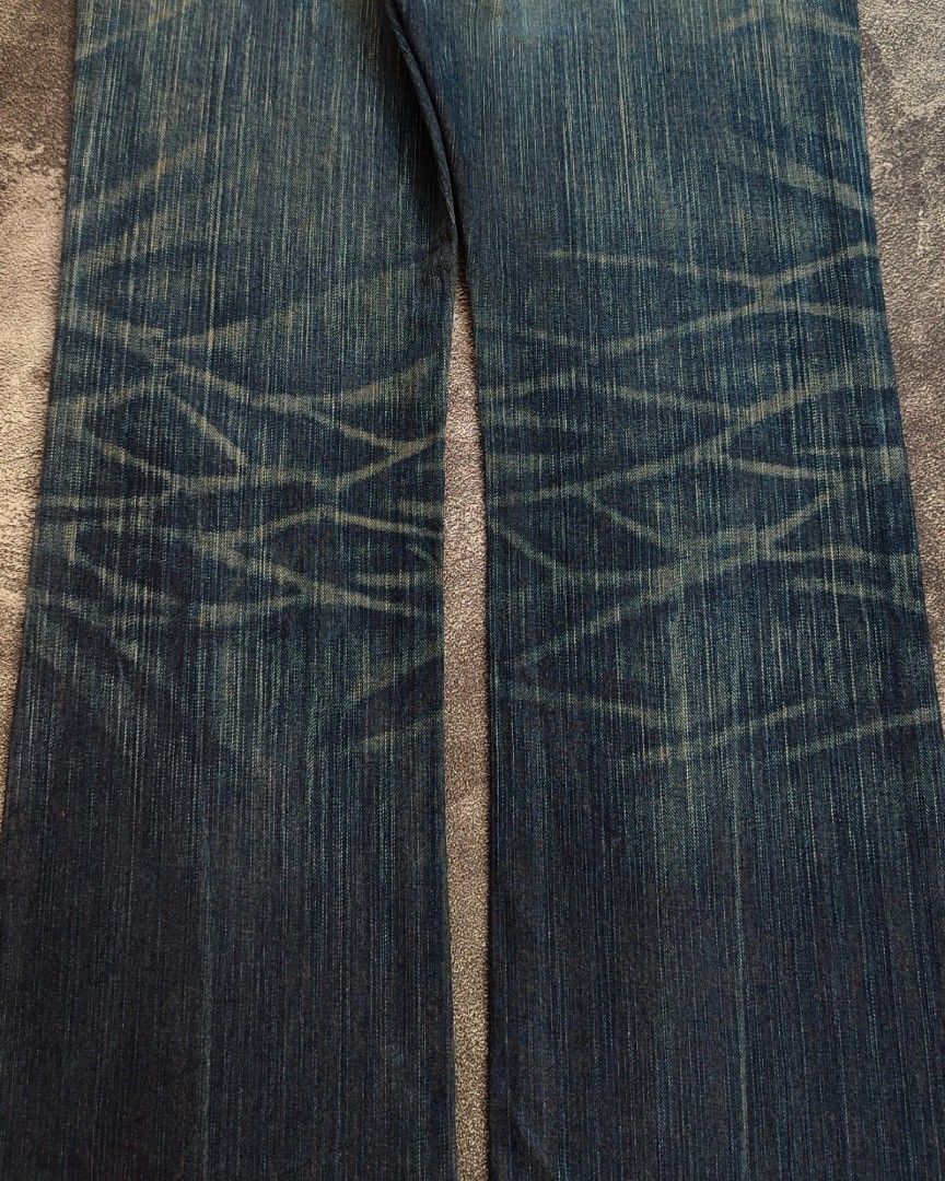 Hysteric Glamour × Japanese Brand × Tornado Mart 💥Flare⭐Edwin Jeans flare denim nice design Size US 29 - 6 Thumbnail