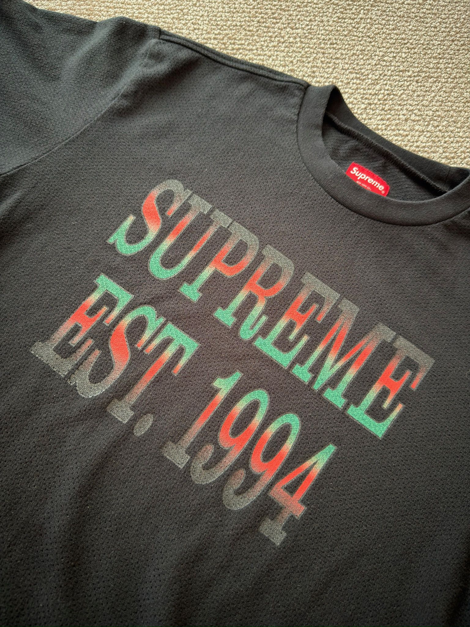 Supreme Cotton Mesh Gradient SS Top Size US L / EU 52-54 / 3 - 2 Thumbnail