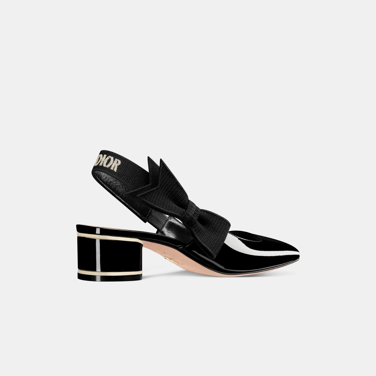 Dior o1bcso1str0226 Miss Dior Slingback Pump in Black Size US 7 / IT 37 - 3 Thumbnail