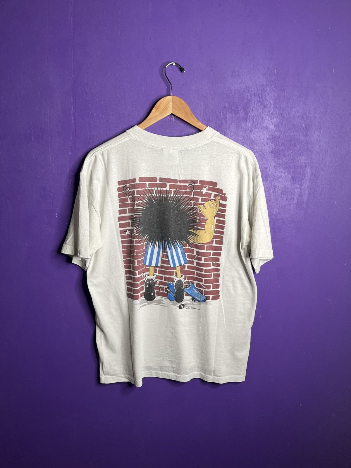 Vintage Vintage 1987 Pensacola beach furball skate tee Size US XL / EU 56 / 4 - 2 Thumbnail