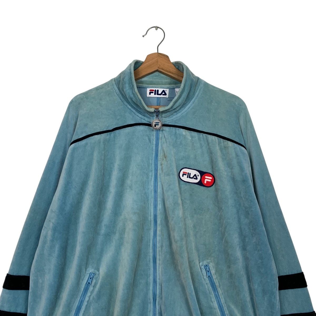Fila Vintage 90's FILA Sweater Jacket #2526-C114 Size US L / EU 52-54 / 3 - 2 Thumbnail