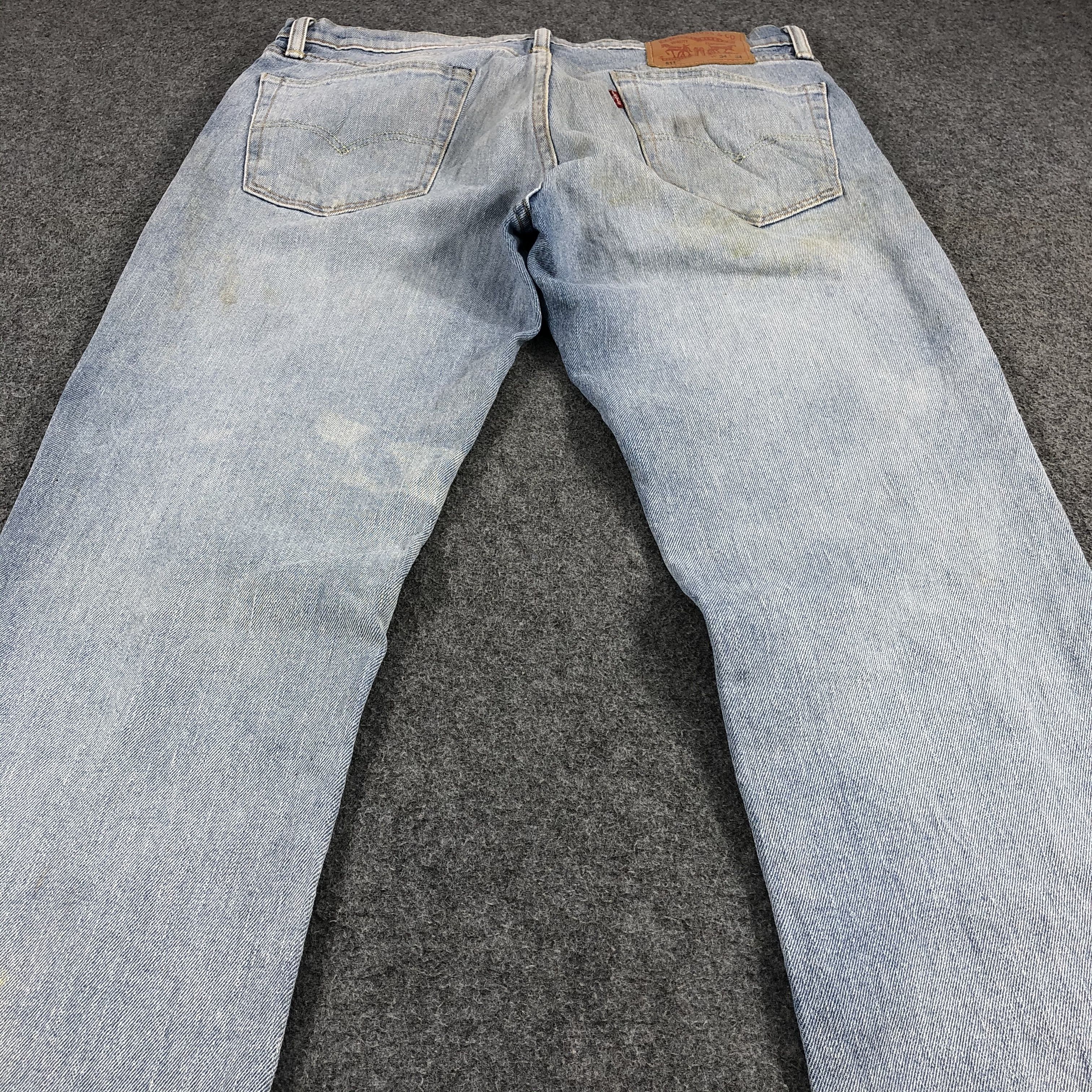Levi's Vintage Levis 511 Jeans Light Washed Denim KJ473 Size US 33 - 4 Thumbnail