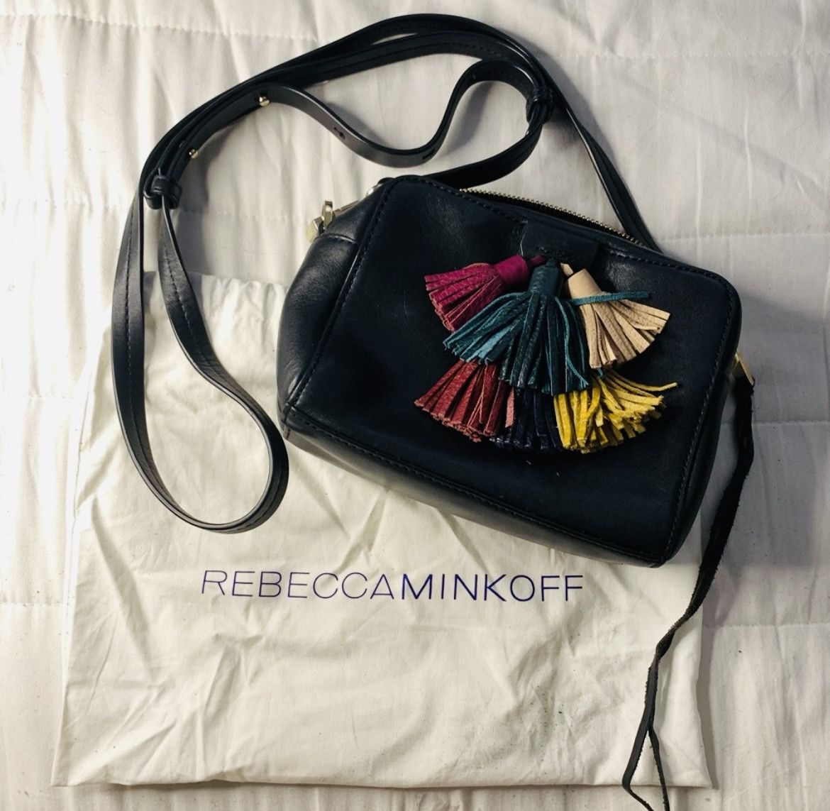 Rebecca Minkoff Rebecca Minkoff Tassels Crossbody Leather Handbag Size ONE SIZE - 2 Thumbnail