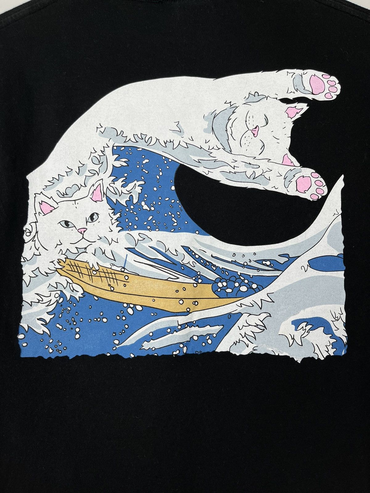 RIPNDIP Rip N Dip Great Wave Big Logo Tee Shirt Size US M / EU 48-50 / 2 - 2 Thumbnail