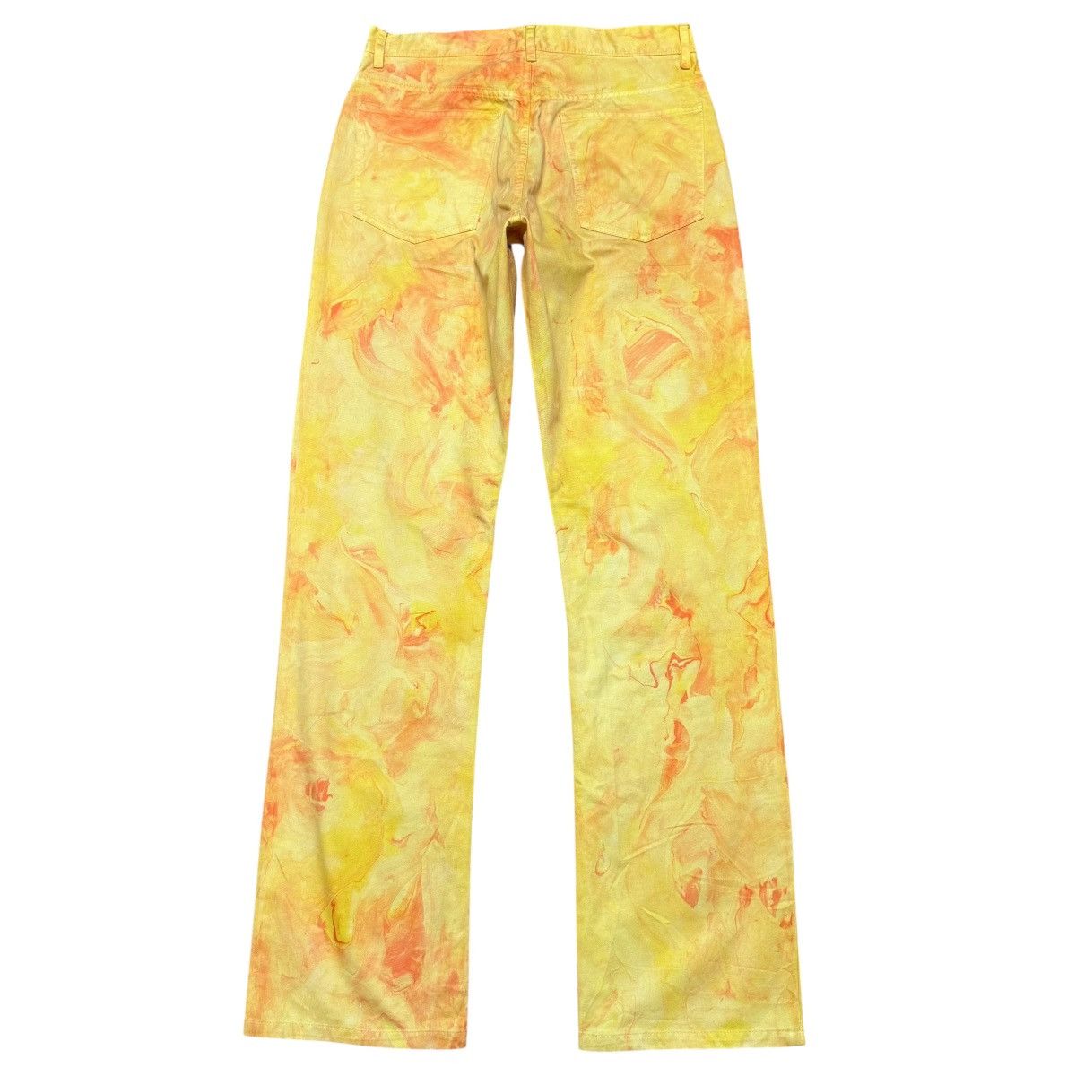 Japanese Brand Vintage SYNAPS Denim Painted Bleach Jeans Size US 31 - 2 Thumbnail
