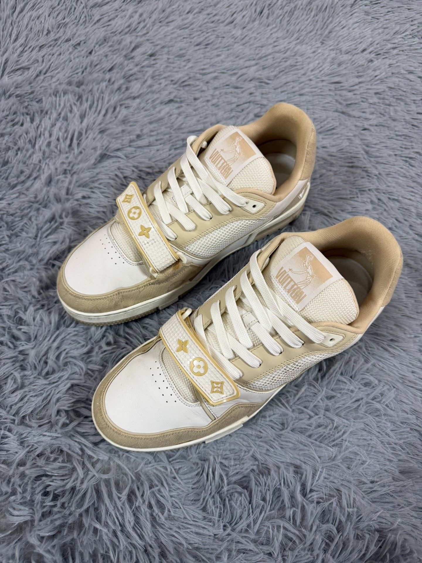 Louis Vuitton Louis Vuitton Training Beige Lowtop Sneakers 41 Men Size US 8.5 / EU 41-42 - 1 Thumbnail