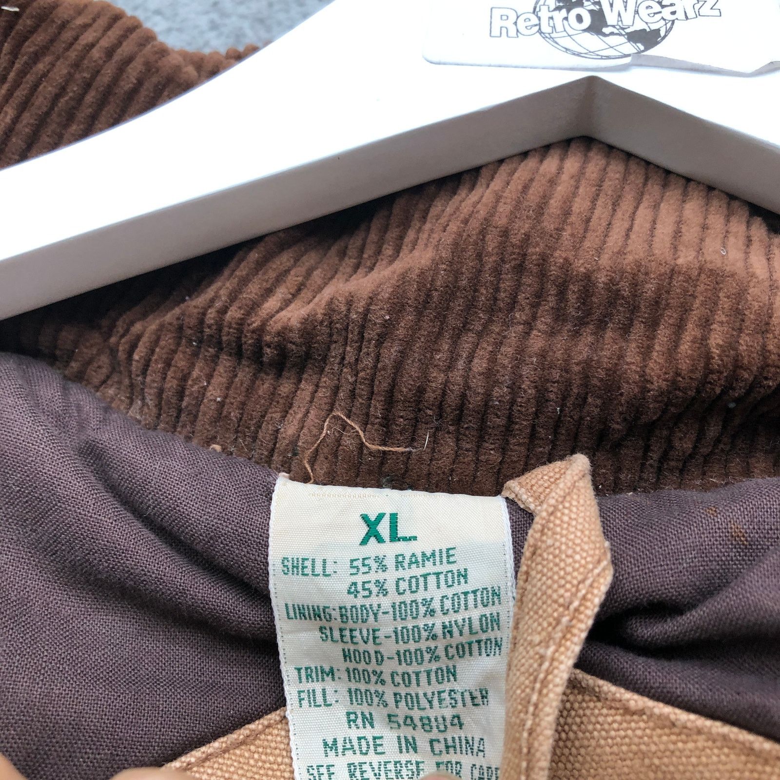 Other Vintage Rugged Run Barn Chore Coat Work Jacket Men XL Brown Size US XL / EU 56 / 4 - 5 Thumbnail