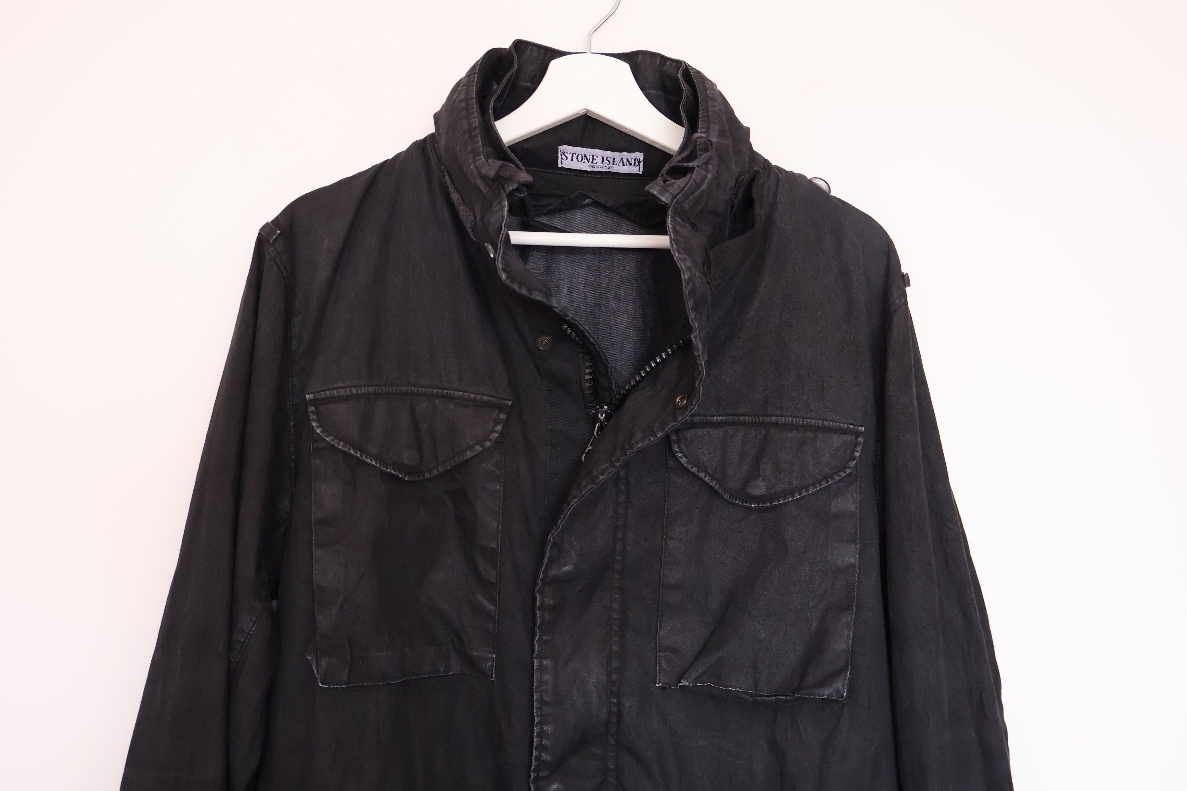 Massimo Osti × Stone Island × Vintage Stone Island Lino Flax Field Hooded Jacket Coat M65 Rare Size US M / EU 48-50 / 2 - 8 Thumbnail