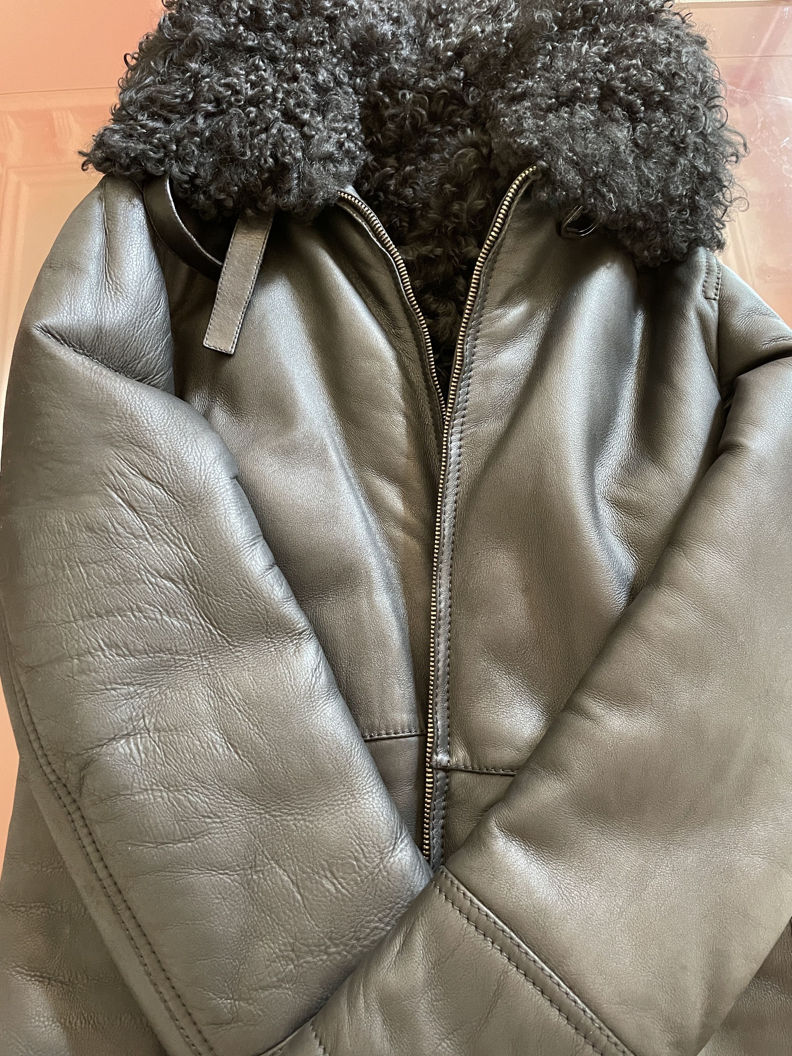 Gucci Shearling and Leather A/W '01 Coat Size US L / EU 52-54 / 3 - 13 Thumbnail
