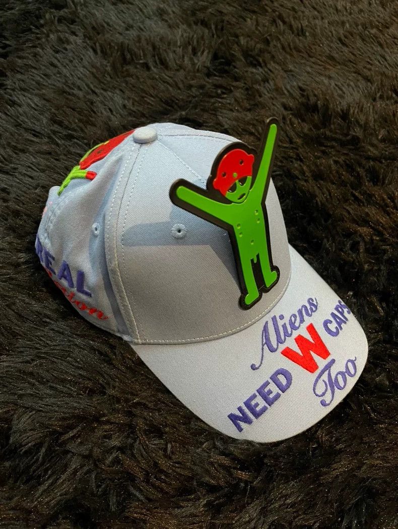 Walter Van Beirendonck walter van beirendonck Alien hat, cap, blue Size ONE SIZE - 2 Thumbnail