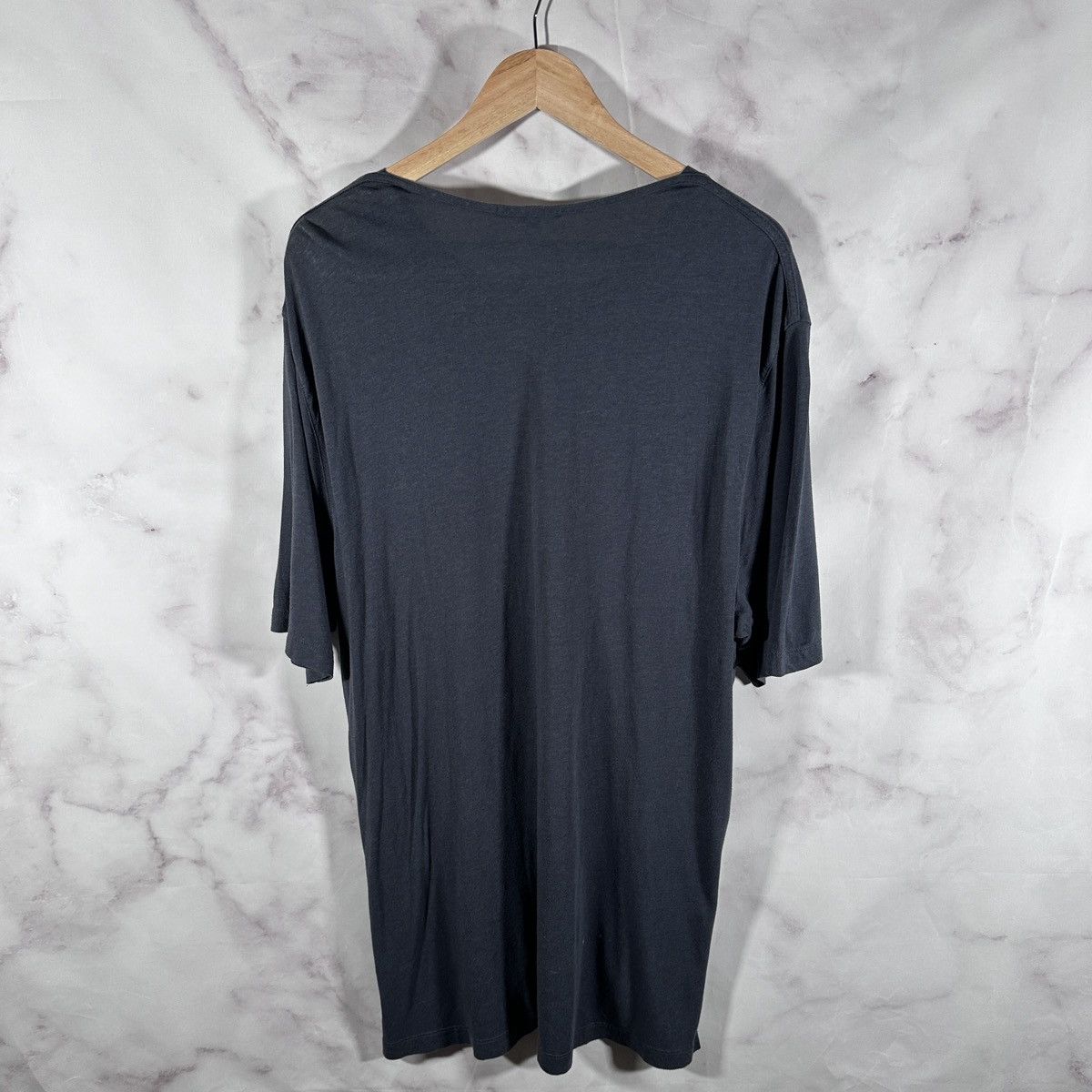 Helmut Lang NY Holographic Blue Tee Size US XXL / EU 58 / 5 - 6 Thumbnail