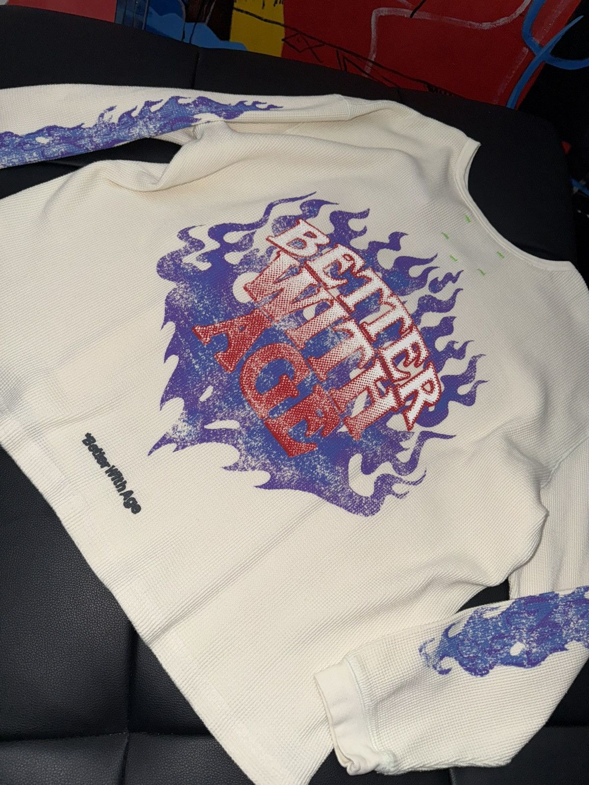 Better With Age Thermal graphic logo shirt Size US M / EU 48-50 / 2 - 4 Thumbnail