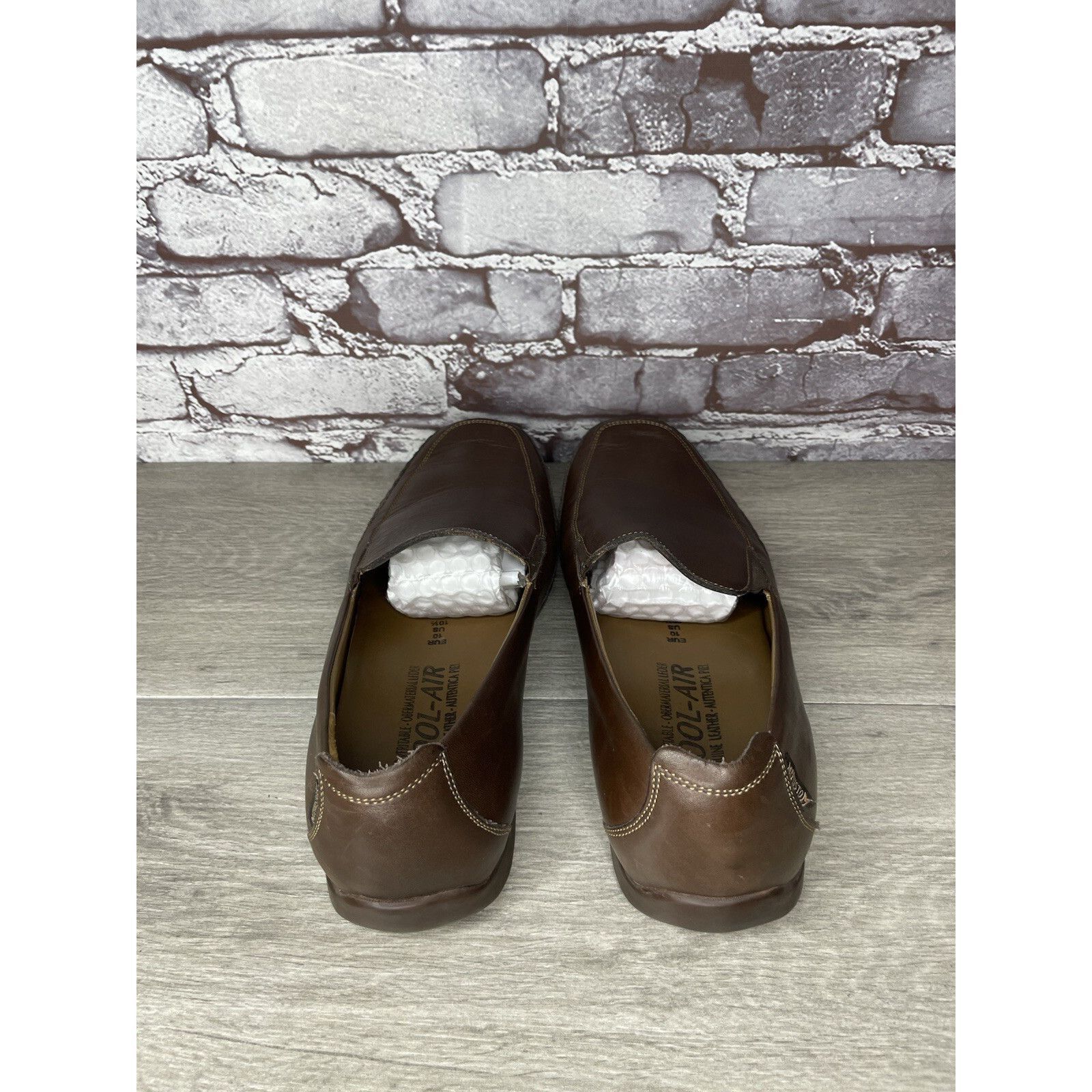 Mephisto Mephisto Loafers Men Sz 10.5 Brown Leather Slip On Moc Cool Size US 10.5 / EU 43-44 - 15 Thumbnail