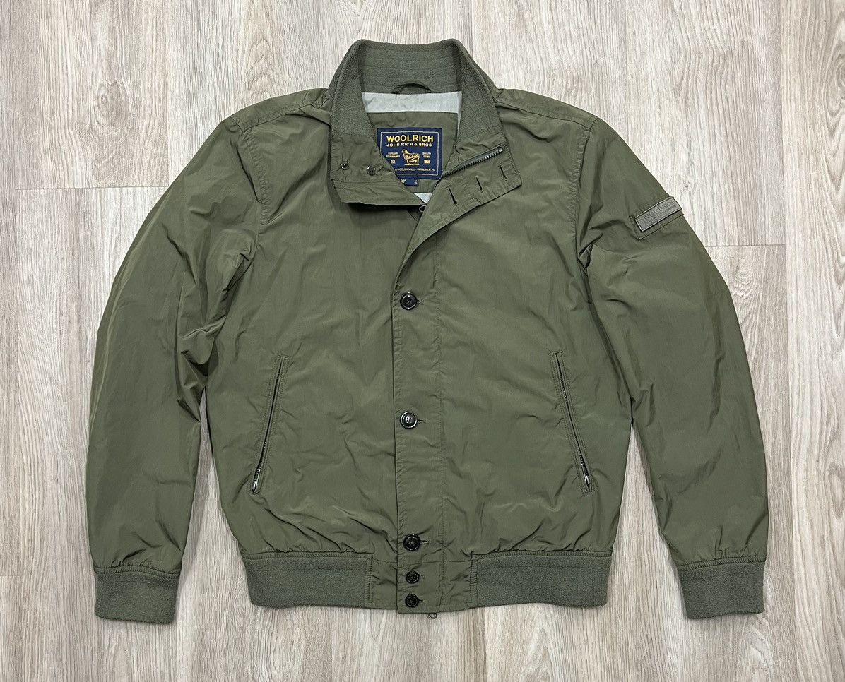 Woolrich Woolen Mills Woolrich Khaki Nylon Light Jacket Size US L / EU 52-54 / 3 - 1 Thumbnail