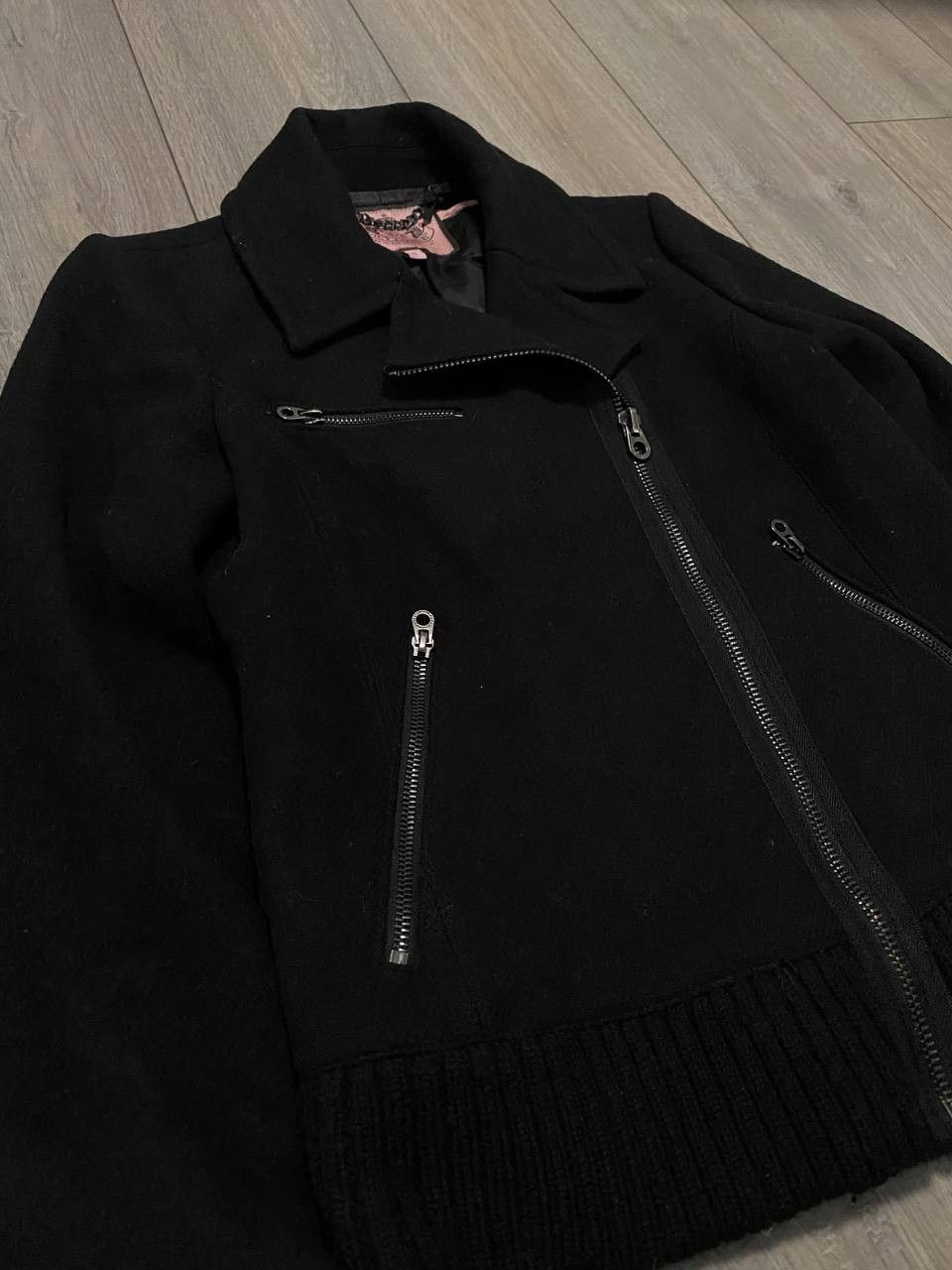 Juicy Couture Vintage Juicy Couture Jacket Bomber Zip Wool Size S / US 4 / IT 40 - 3 Thumbnail