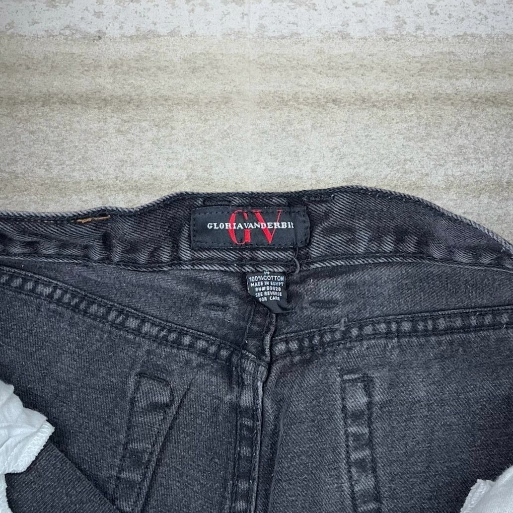 Gloria Vanderbilt Vintage Y2K Gloria Vanderbilt Jeans 28x30 Relaxed Fit Black Size 36" / US 14 / IT 50 - 5 Thumbnail