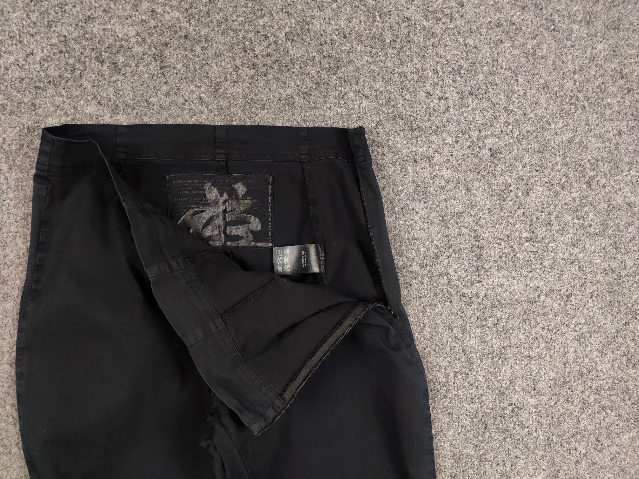 Rundholz Rundholz Black Label Ankle Cotton Elastane Black Zip Pants Size 27" / US 4 / IT 40 - 11 Thumbnail