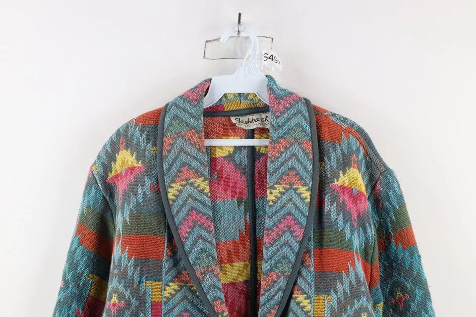 Vintage Vintage 90s Streetwear Tapestry Rainbow Blazer Jacket Size M / US 6-8 / IT 42-44 - 2 Thumbnail