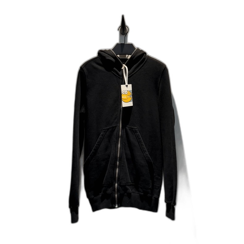 Rick Owens Drkshdw rickowens black full - zip hoodie-2508 Size US S / EU 44-46 / 1 - 1 Thumbnail
