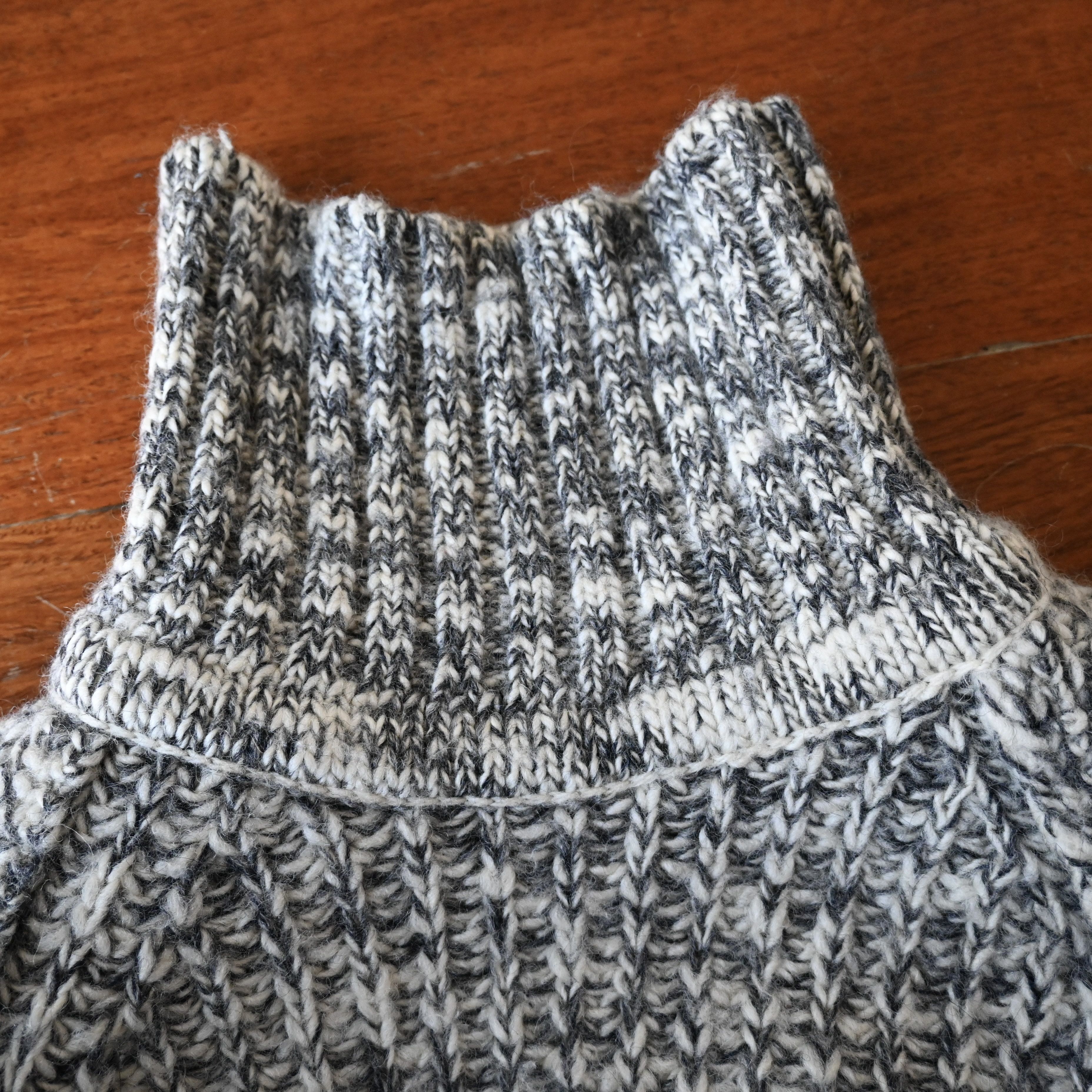 Vintage Vtg MOTHERS S.P.C. marled chunky knit sweater, made in UK Size S / US 4 / IT 40 - 10 Thumbnail